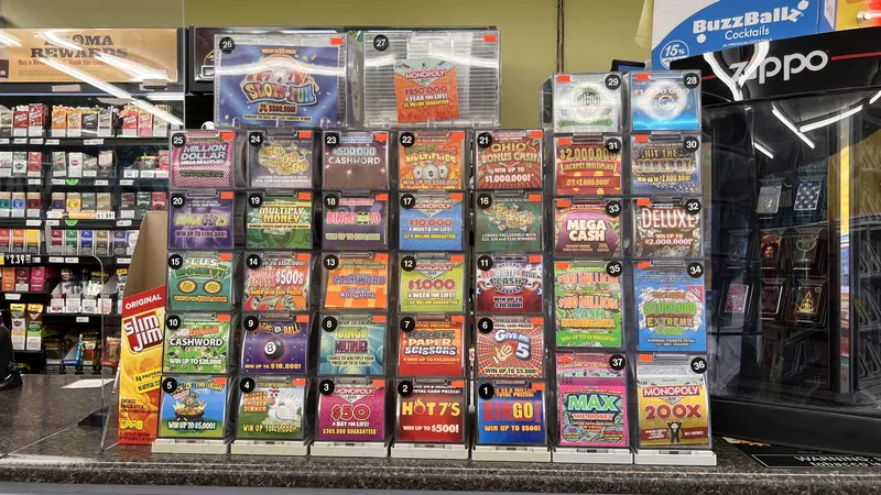 Our checkout counter features a huge selection of Ohio Lottery scratch-off tickets, from $1 games up to big-jackpot $30 tickets like Max the Money. Take a chance on a scratch-off while you pick up your favorite tobacco or vape products. Full rack of Ohio Lottery scratch-off tickets at the checkout counter of GS Vape in Barberton, Ohio